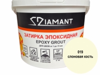 basseynov.ru Эпоксидная затирка для швов Диамант 1 кг, цвет слоновая кость (019)