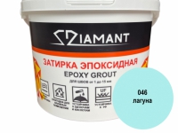 basseynov.ru Эпоксидная затирка для швов Диамант 1 кг, цвет лагуна (046)