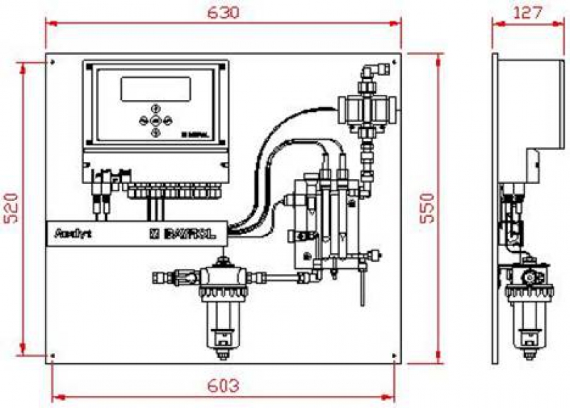 Автоматическая станция обработки воды Cl,pH Bayrol Analyt (251-500 куб.м) (комп.)